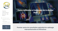 Desktop Screenshot of infiltration-douleur.com
